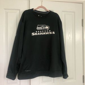 Thermal-fit Nike Seahawks crew neck sweatshirt